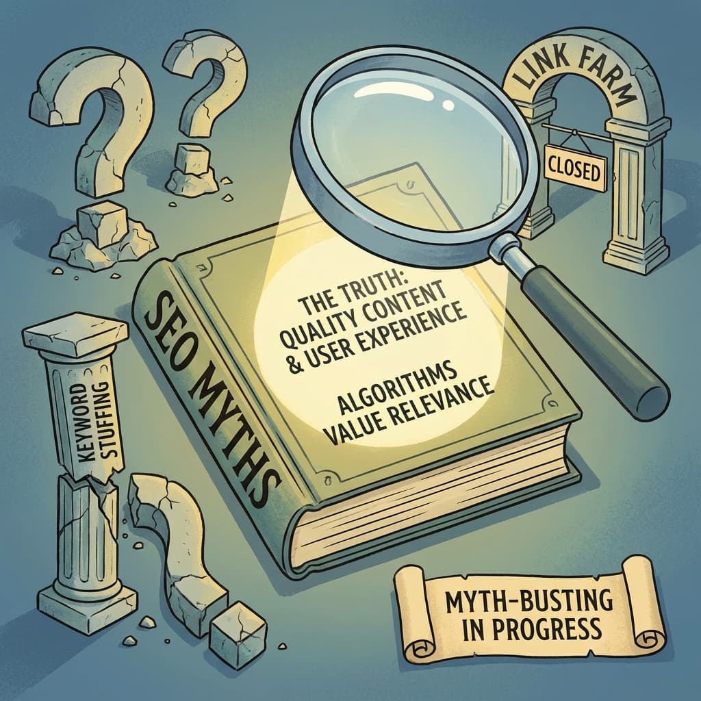 Membongkar 5 Mitos SEO Kuno yang Masih Dipercaya (Dan Bikin Website Anda Sepi)